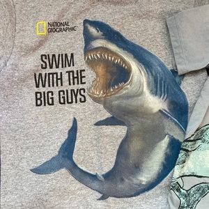 Grey shark tee lot